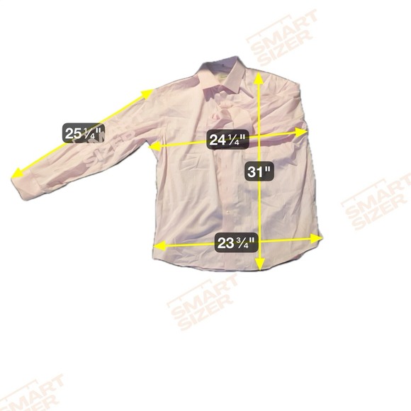 Tommy‎ Bahama Pink Striped Button Down, Men's Size 16.5 34/35 Long Sleeve Shirt - Picture 4 of 9